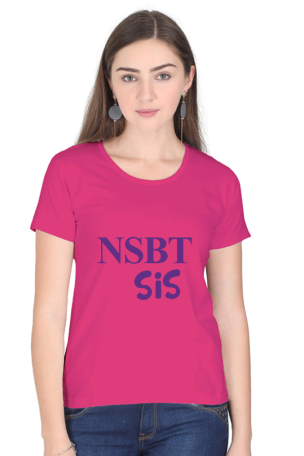 NSBT Sis - Female Round Neck Half Sleeve Classic - Image 7