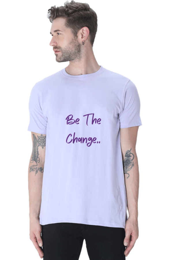 Be The Change - Round Neck Half Sleeve Classic