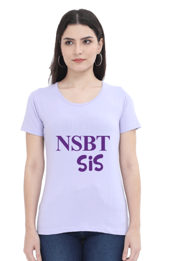 NSBT Sis - Female Round Neck Half Sleeve Classic - Image 2