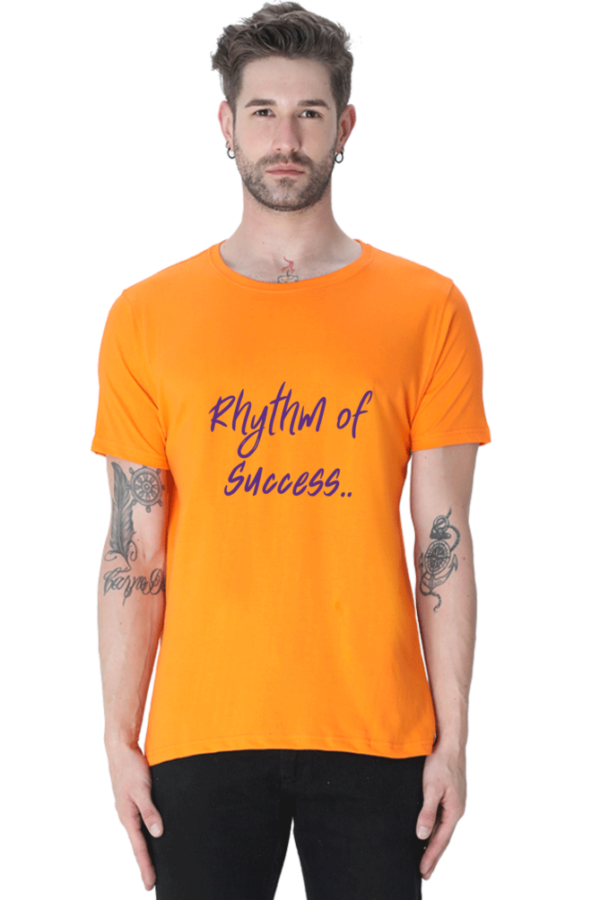 Rhythm of success - Round Neck Half Sleeve Classic - Image 4