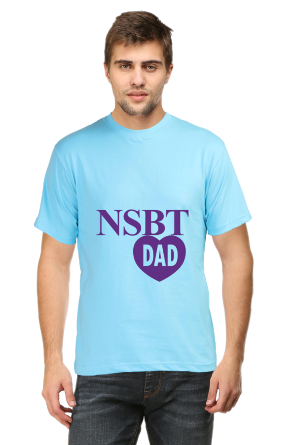 NSBT Dad - Male Round Neck Half Sleeve Classic - Image 8