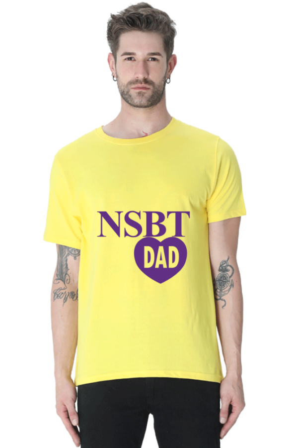 NSBT Dad - Male Round Neck Half Sleeve Classic - Image 5