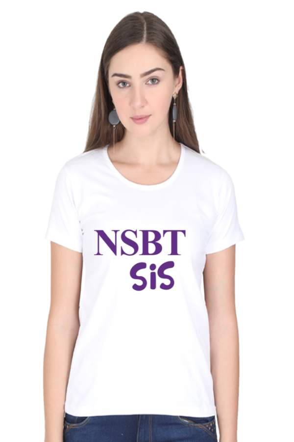 NSBT Sis - Female Round Neck Half Sleeve Classic - Image 11