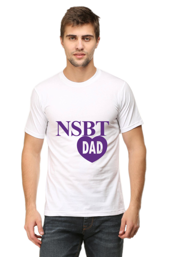 NSBT Dad - Male Round Neck Half Sleeve Classic - Image 9