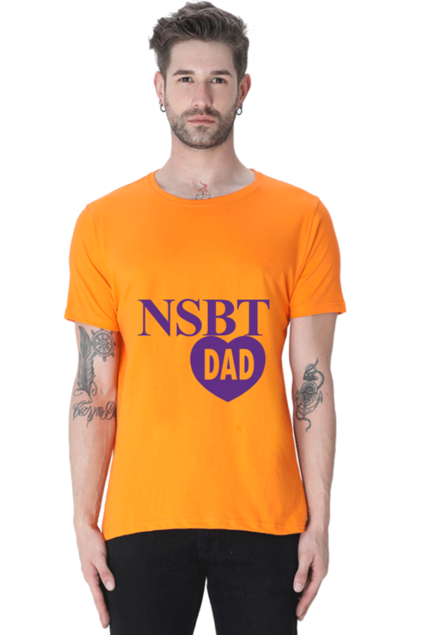 NSBT Dad - Male Round Neck Half Sleeve Classic - Image 4