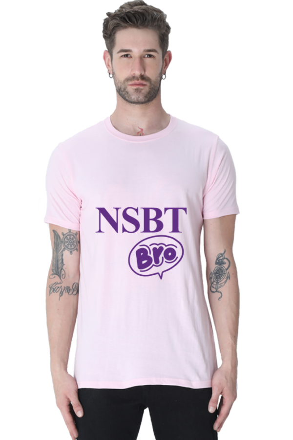 NSBT Bro - Male Round Neck Half Sleeve Classic - Image 2