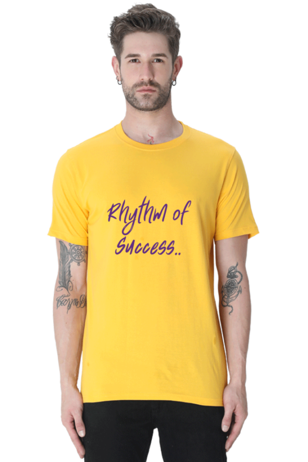 Rhythm of success - Round Neck Half Sleeve Classic - Image 3