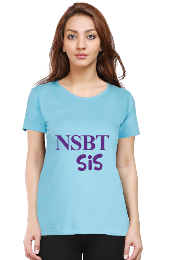 NSBT Sis - Female Round Neck Half Sleeve Classic - Image 10