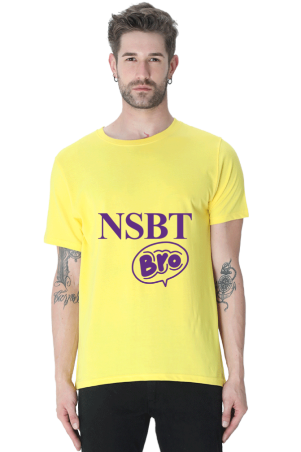 NSBT Bro - Male Round Neck Half Sleeve Classic - Image 5