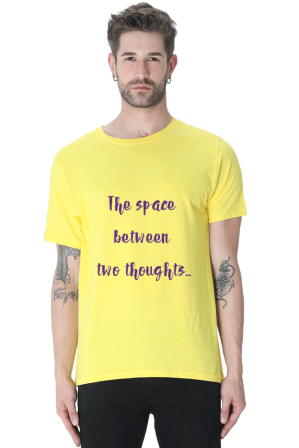 The space between two thougths - Round Neck Half Sleeve Classic - Image 5