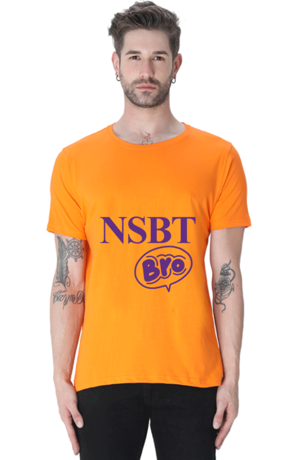 NSBT Bro - Male Round Neck Half Sleeve Classic - Image 4