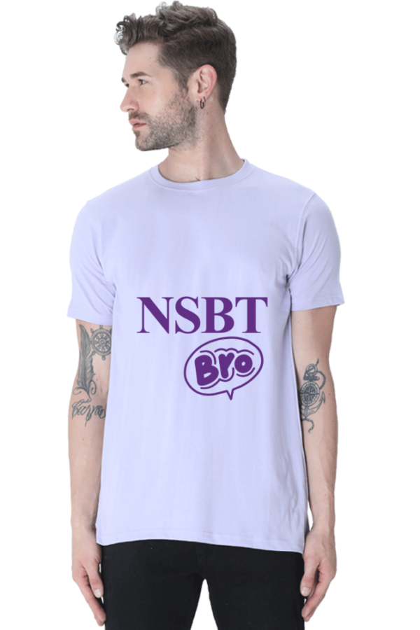 NSBT Bro - Male Round Neck Half Sleeve Classic