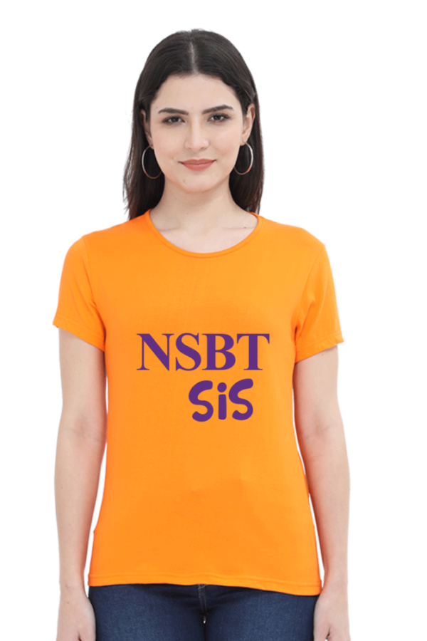 NSBT Sis - Female Round Neck Half Sleeve Classic - Image 5