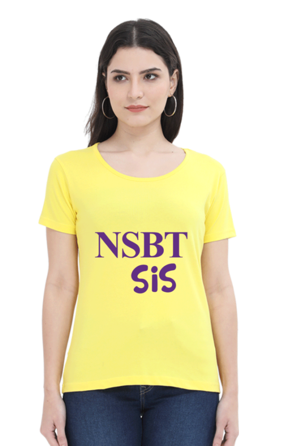 NSBT Sis - Female Round Neck Half Sleeve Classic - Image 6