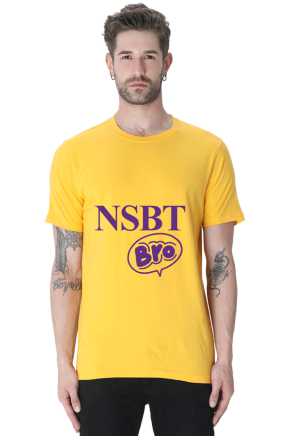 NSBT Bro - Male Round Neck Half Sleeve Classic - Image 3