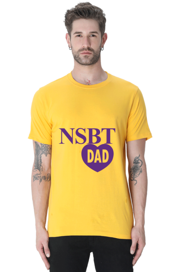 NSBT Dad - Male Round Neck Half Sleeve Classic - Image 3